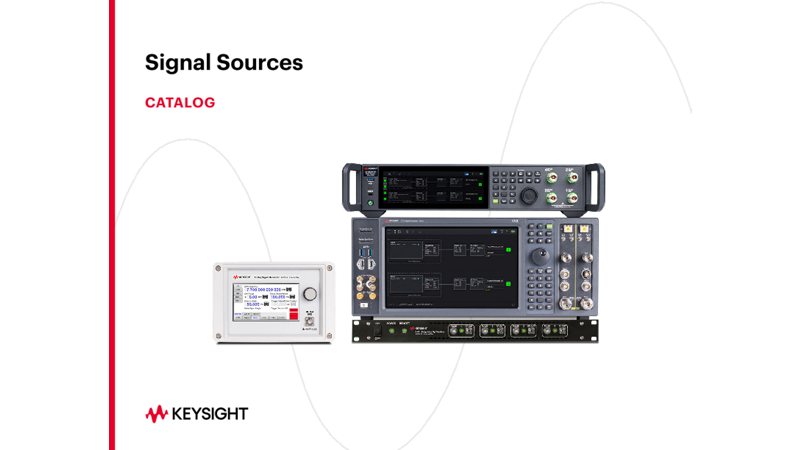 Signal Sources Catalog